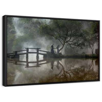 Places «Vietnamese Lake Stroll», reproduction sur toile