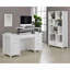 Bureau blanc 4 tiroirs ultrabrillant-2101503109