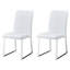 Ensemble de 6 - Ensemble de chaises robustes: coussin épais de 2,1 po, structure en fer, pour la maison ou le bureau. Couleurs classiques, excellent rapport qualité-prix-1269229015