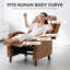 Fauteuil inclinable en cuir clouté-109324981