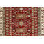 Tapis de zone en laine noué la 4 pi x 6 po one-of-kind Arzola