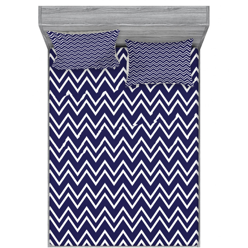 Microfiber Chevron Sheet Set