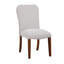 2 chaises de salle à manger Tissu de revêtement. Ornements cloutés. Sièges confortables. Structure durable. Pour différents espaces. H 20 po x l 17,25 po x P 17,25 po avec 2 ressorts.