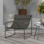 Powder Coated Steel Outdoor Lounge Chair