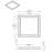 Blink Dimmable Square Flush Mount-89088819