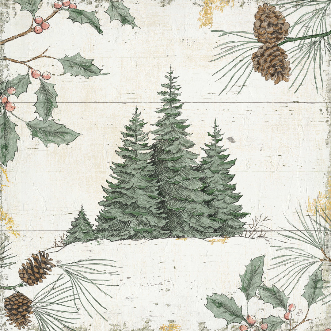 " Wild And Beautiful XIII Red " by Daphne Brissonnet Painting Print Red Barrel Studio® 