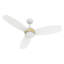Ventilateur de plafond intelligent de 122 cm (48 po) à moteur CC avec lumière, télécommande et tige de suspension