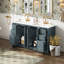 Meuble-lavabo de 30 pouces avec lavabo en céramique, structure en bois massif, tiroirs polyvalents, portes à fermeture en douceur, quincaillerie pour structure de 60 po et 30 po, espace de tiroir spacieux, rangement dissimulé, glissement en douceur-1761742238-1761742239