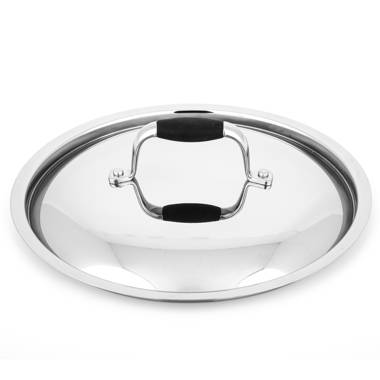 Cook N Home 9.5 in./24 cm Stainless Steel Grill Cooking Steaming Dome Lid  Cover 02557 - The Home Depot