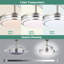 Ventilateur de plafond rétractable de 42 pouces avec lumières, ventilateur de plafond à 6 vitesses à moteur à courant continu silencieux pour chambre à coucher-1730037008-1730037020