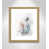 Toile avec cadre en bois beige