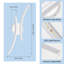 Elegant 44.5cm White LED Wall Sconce-974065165