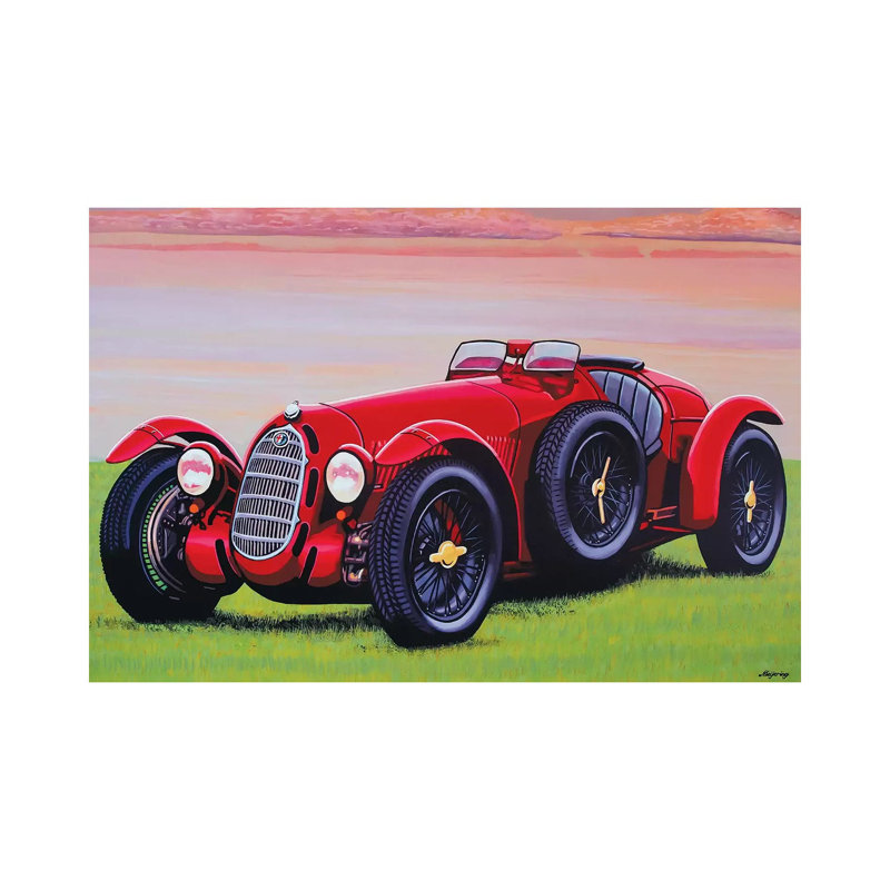 Alfa 8C 2900 by Paul Meijering - Wrapped Canvas Print, 30.48cm H x 45.72cm W x 1.9cm D