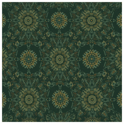Édredon floral à motif mandala