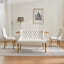 Banc capitonné Velvetta Mid Century Modern
