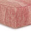 Pouf carré en tissu tissé à chevrons-999664200