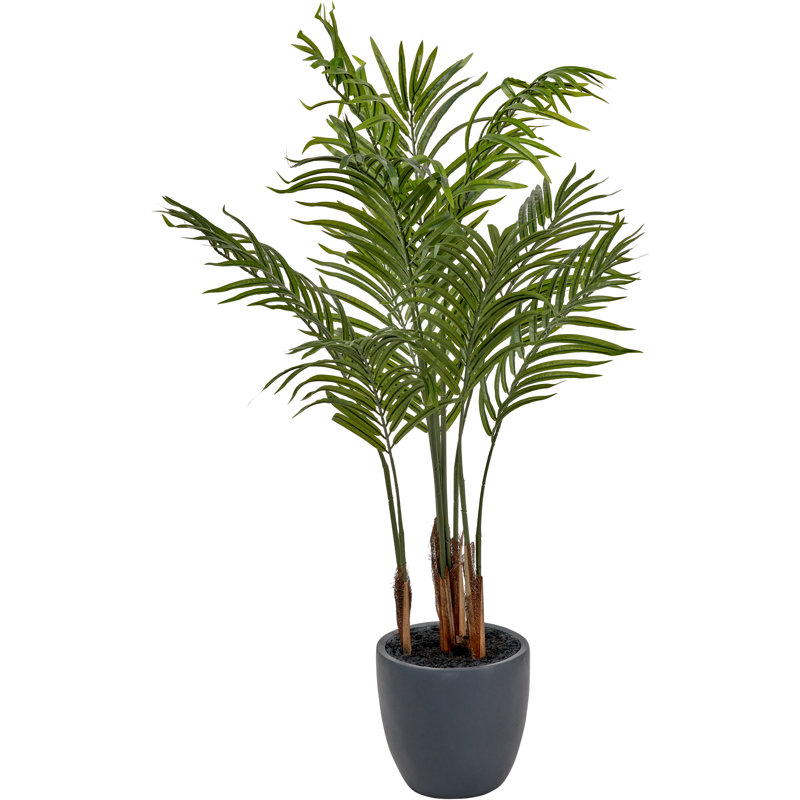 120cm Faux Plant in Cement Pot
