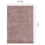 Tapis rose à poils longs Hammersmith-86782781