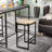 Phanae 2 Water Hyacinth Woven Bar Stools