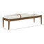 Banc rembourré en tissu texturé Nara-1709390209-1709390208