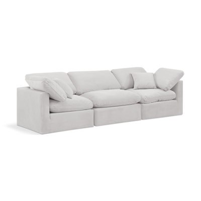 Itala 105'' Velvet Sofa