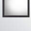 Miroir Wave avec finition noyer et noir