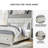 Geovana Sleigh Storage Bed-65653687