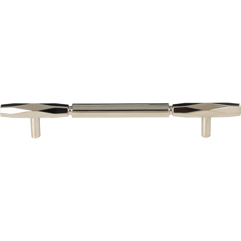 Kingsmill Bar Pull, Polished Nickel, 6 5/16" Center to Center