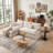 Boneless 103" Boneless Compressed Sectional Couch No Assembly Required With Pillows-62584985-62584982