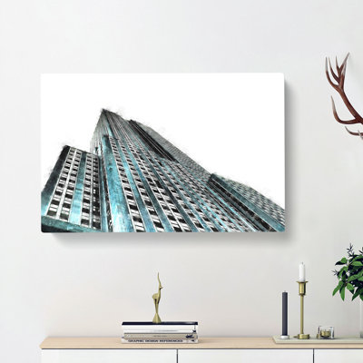 The Empire State Building - Wrapped Canvas