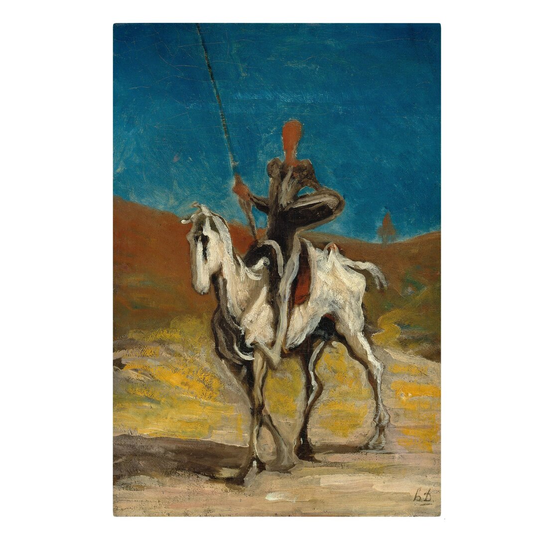 Leinwandbild Don Quixote von Honoré Daumier