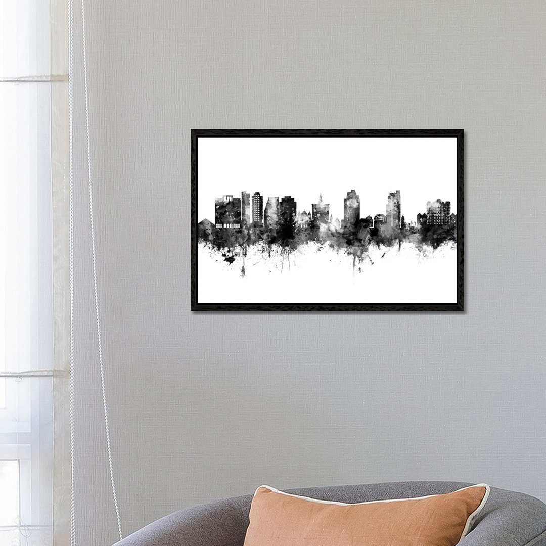 San Jose California Skyline by Michael Tompsett - Print on Canvas