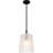 Alkis 1-Light Matte Black Mini Pendant