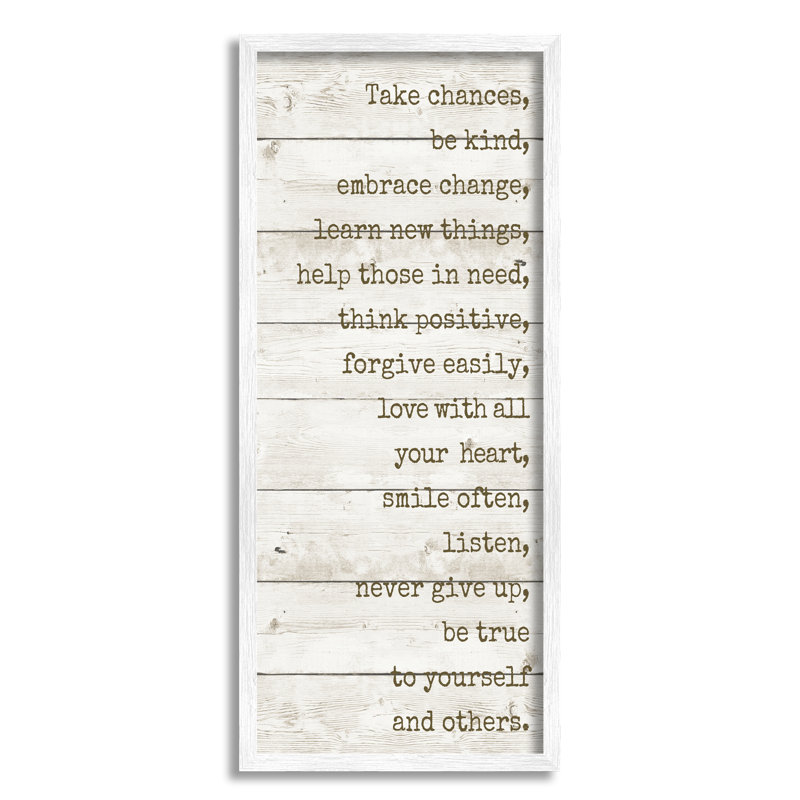 " Take Chances " by Anna Quach, 30" H x 13" W x 1.5" D, Coastal White Framed Giclee