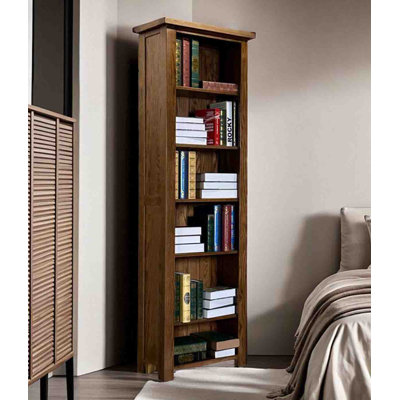 Bibliothèque de rangement américaine en chêne massif Minimalist