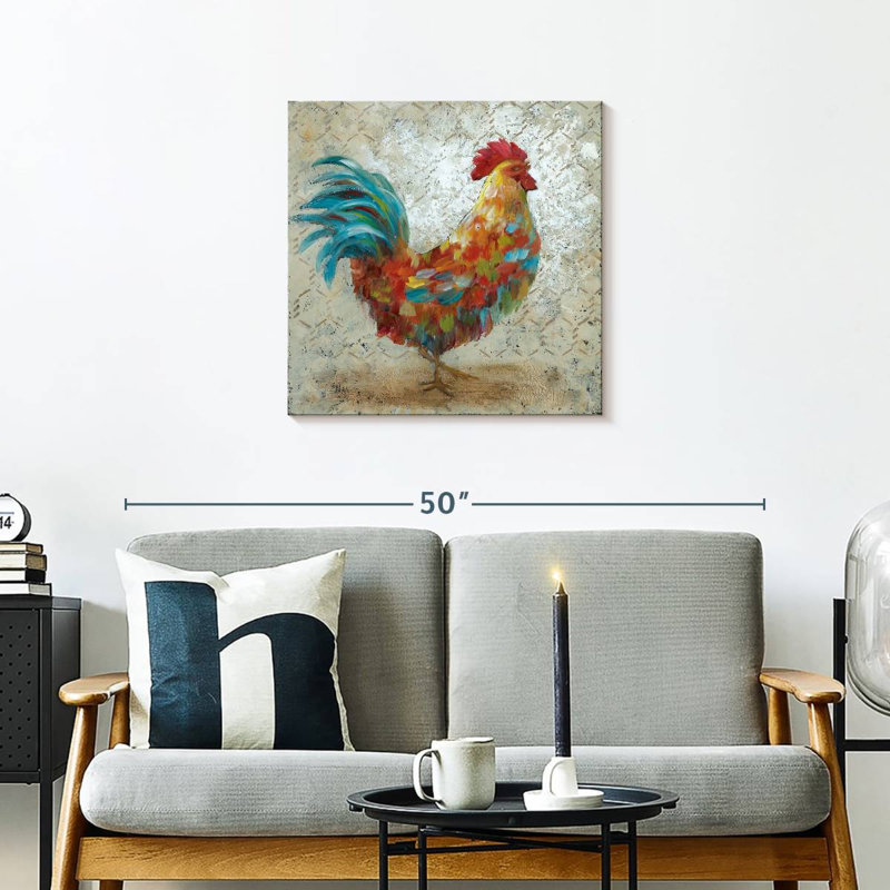 Crowle Fancy Rooster I, 24" H x 24" W