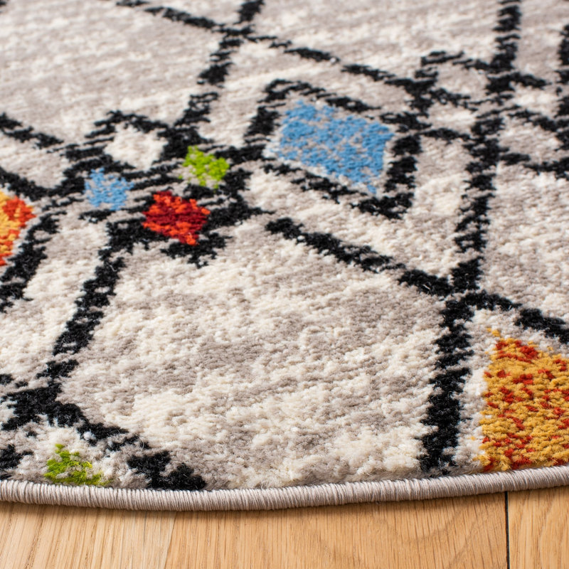 Godin Performance Southwestern Rug, Round 6'7"