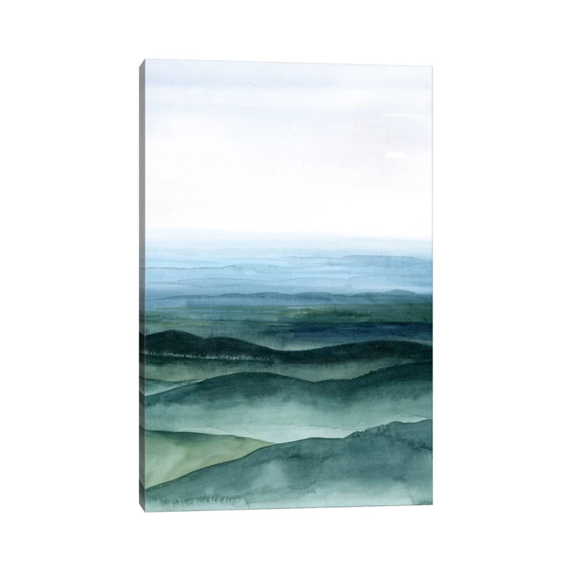 Plane View I by Grace Popp - Wrapped Canvas Painting, 30.48cm H x 20.32cm W x 1.91cm D