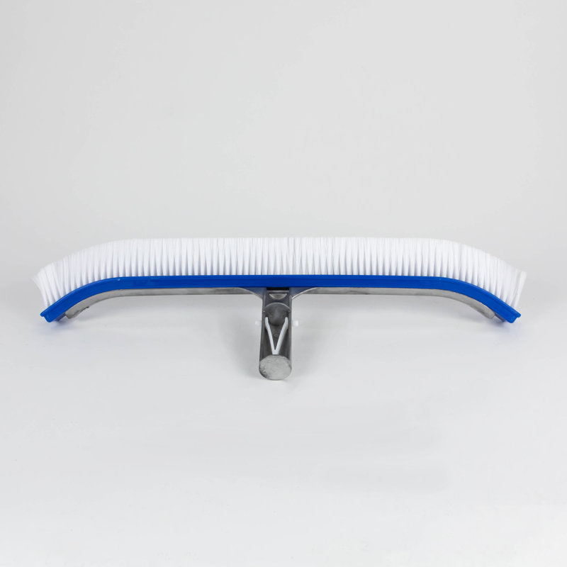 Brosse murale 18 "pour piscine courbée bleue