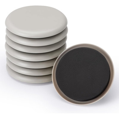 Furniture Sliders - 8 Pack, 3 1/2" Reusable Furniture Sliders for Carpet, Heavy-Duty Furniture Gliders Movers for Hardwood Floors,