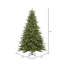King Green Spruce Artificial Christmas Tree with LED Warm White Lights with Stand-772275875-768931068