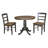Gadmann Pedestal Extendable Solid Wood Dining Set-86448351-110887677