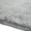 Plush Deep Pile Shaggy Silver Rug-25470058