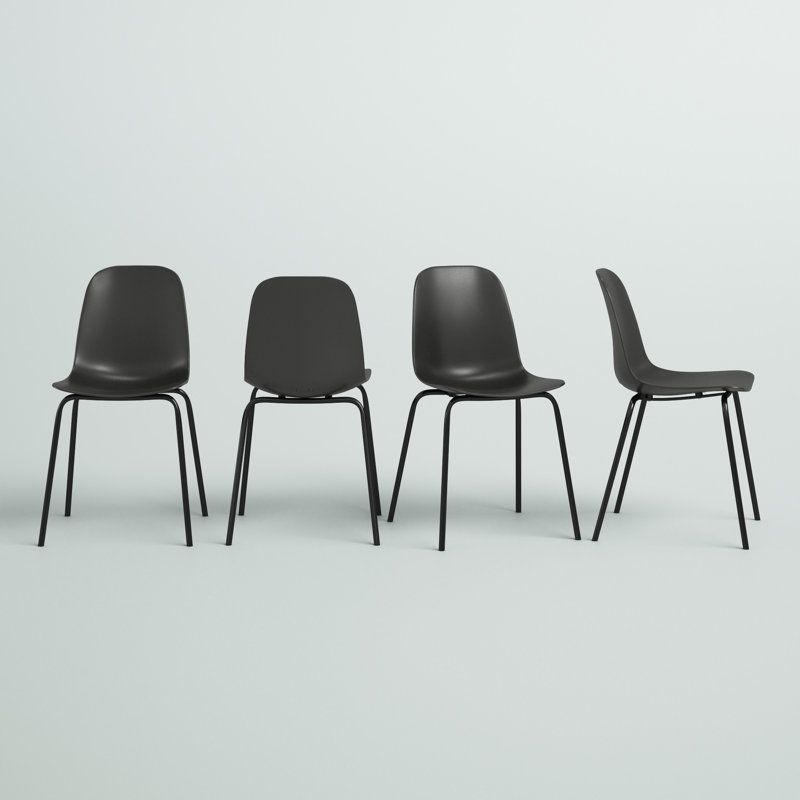 AlmedaCheatham 18.3'' H Side Chair, Black