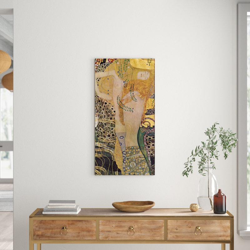 Gustav Klimt - Wrapped Canvas Painting, 140cm H x 70cm W x 1.8cm D