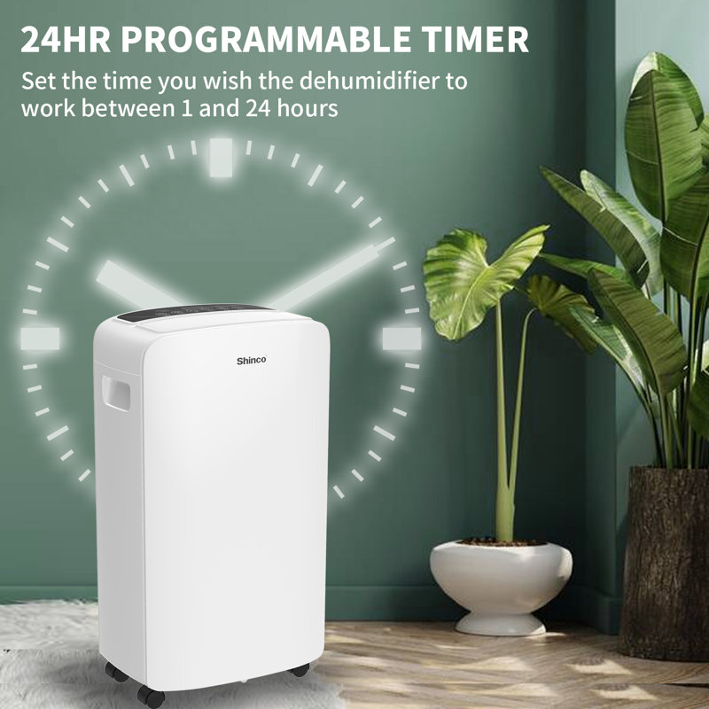 Shinco Console Dehumidifier for Rooms up to 18 Cubic Feet