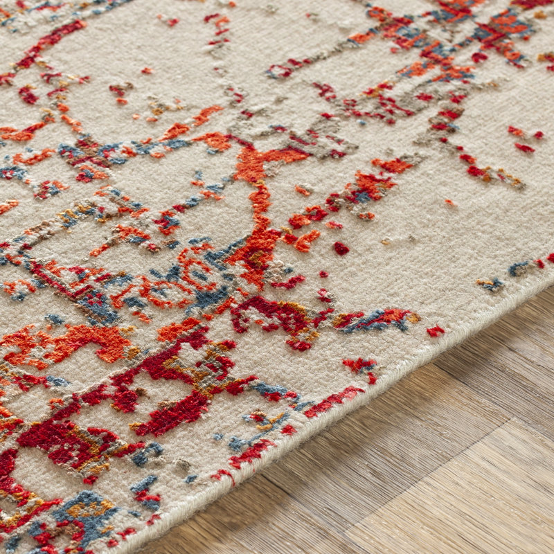 Ivorine Wool Oriental Area Rug, Rectangle 2' x 3'