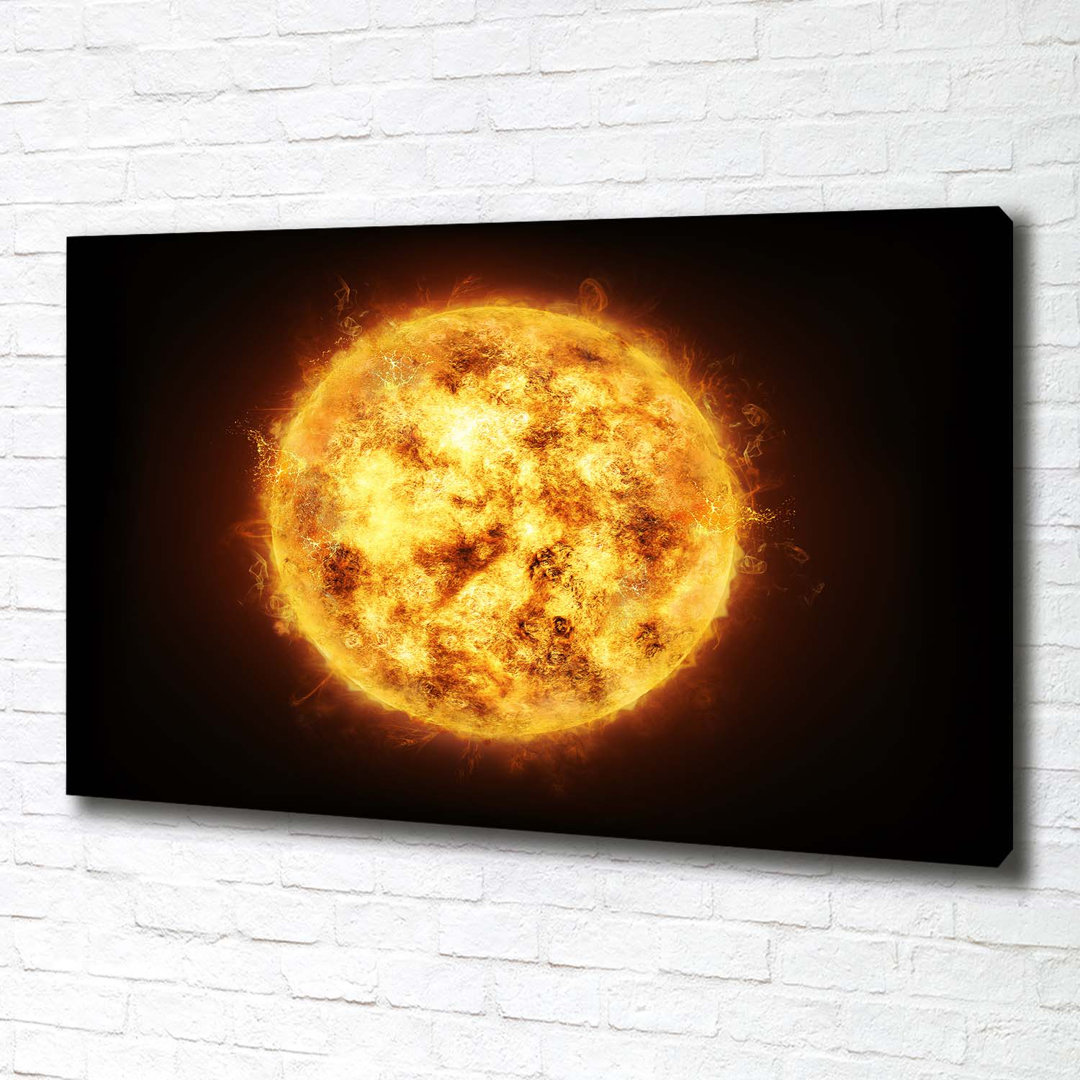 Sonne - Kunstdrucke auf Leinwand - Wrapped Canvas