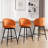 25" Swivel Upholstered Counter Height Bar Stools-228222544