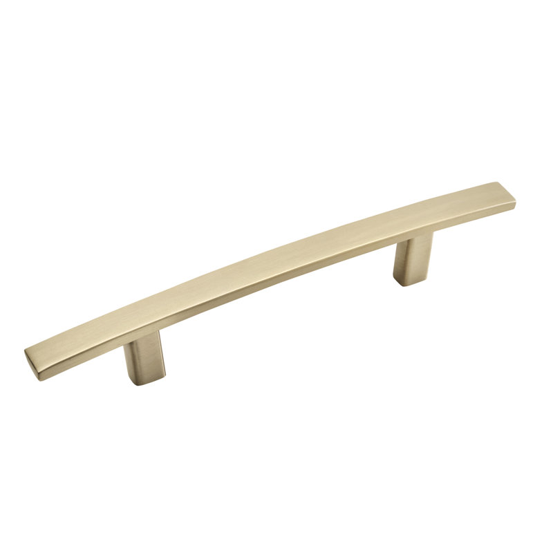 Poignée barre Chypre, 3 3/4", Champagne doré, 25